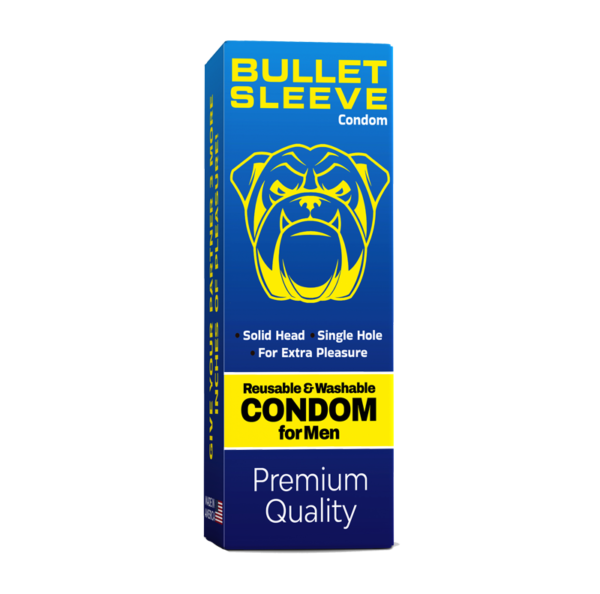 Condom for Men-Bullet Sleeve - Reusable & Washable